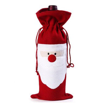 紅酒提袋-聖誕老人造型紅酒套-聖誕節禮品	_1
